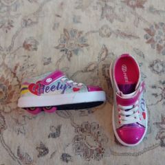 Heelys Snazzy X2 (Silver Rainbow Heart Edition)