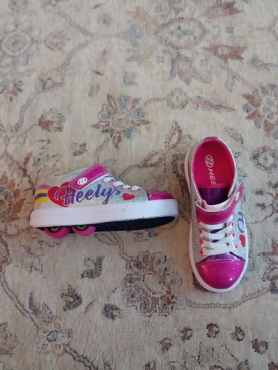 Heelys Snazzy X2 (Silver Rainbow Heart Edition)