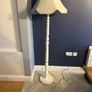 Vintage Style Painted Barley Twist Floor Lamp with Shade Image 5