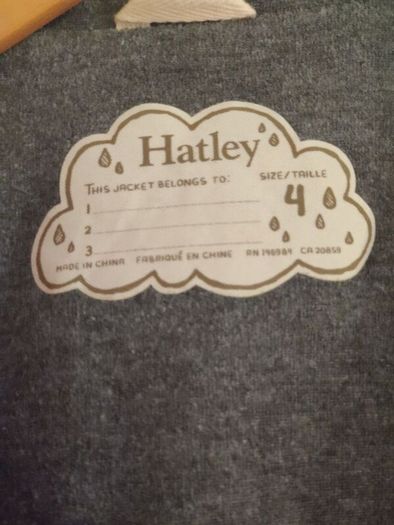 Hatley Boys Red Tractor Waterproof Raincoat - Size 4 Years