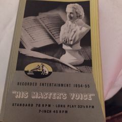 His Master's Voice, Catalogue 1954/5