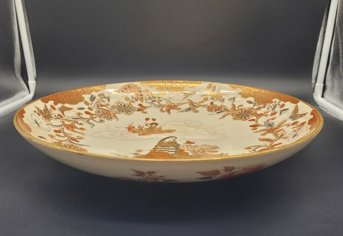 Japanese Meiji Satsuma Antique Charger Circa 1900