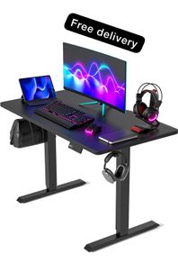 Electric Standing Desk For Gaming 100 x 60 cm Heigh Adjustable Stand up