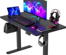 Electric Standing Desk For Gaming 100 x 60 cm Heigh Adjustable Stand up