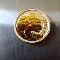 Gold coin koala