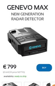 Genevo Max New Generation Radar