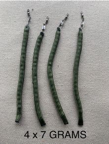 Sets of 4  X 7  GRAM wriggle weights for salmon & trout
