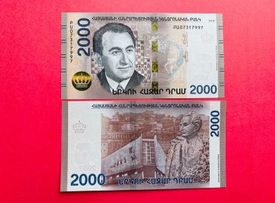 Armenia  2,000   Drams  2018  Pick  62. UNC