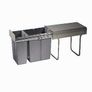 New Pull Out Kitchen Waste Bin - Under Sink Cabinet - Recycling, Food, Rubbish Image 2