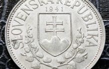 1941 Slovakia 20 Korun St. Cyril and St. Methodius Silver coin