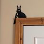 Halloween Door Topper - Bunny Rabbit with Knife - PLA 3D Printed Decor Image 2