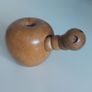 Hand turned wooden apple Image 9