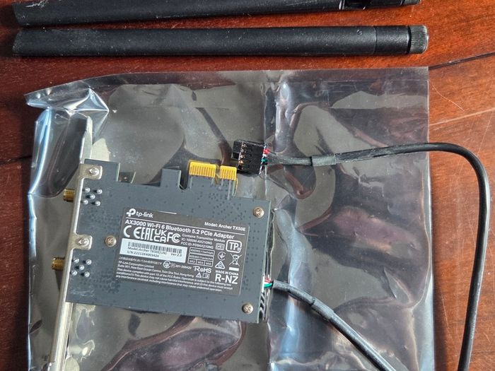 TP-link archer TX50e wi-fi 6 and Bluetooth PCIe adapter