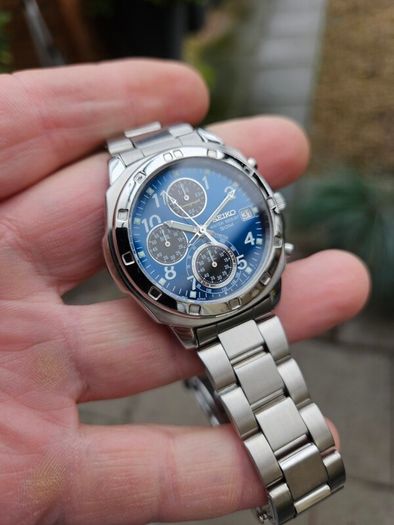 Watch Seiko Chronograph.
