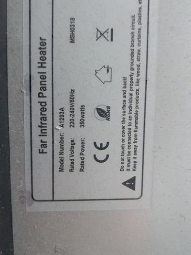 Infrared Panel Heater