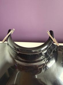 Natural Diamond Loop Earrings