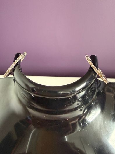 Natural Diamond Loop Earrings