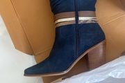 Ankle Boots Navy joe Brown