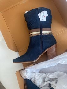 Ankle Boots Navy joe Brown