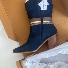 Ankle Boots Navy joe Brown
