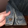 1992 Vintage Levi's Classic Jean Denim Trucker Button Up Jacket -XL size Image 7