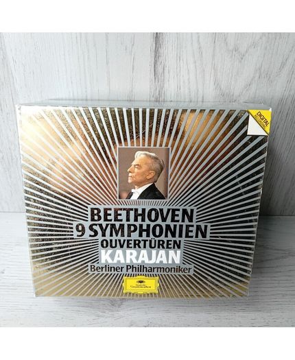 Beethoven 9 Symphonien Ouverturen Karajan 6 Cd Boxset 1986 - V.rare Retro Music