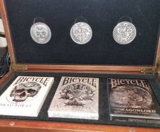 Bicyce card box set with coins LIMITED EDITION