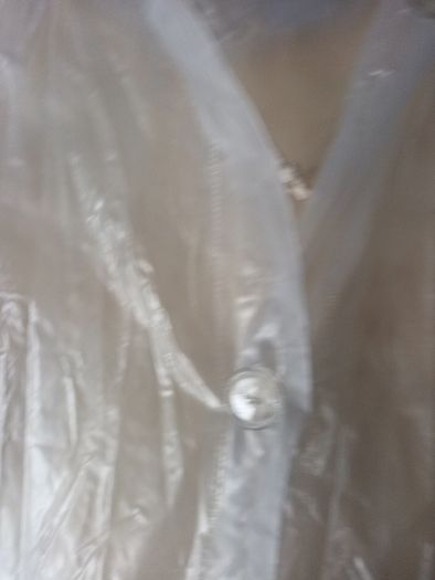 Clear PVC  Vinyl Waterproof Raincoat With Hood.   S. 12.   New-No Tag.
