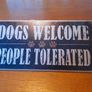 Timber Dog Sign Image 2