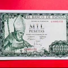 Spain  1000. Pesetas. 1965. Pick 151. SCARCE. UNC