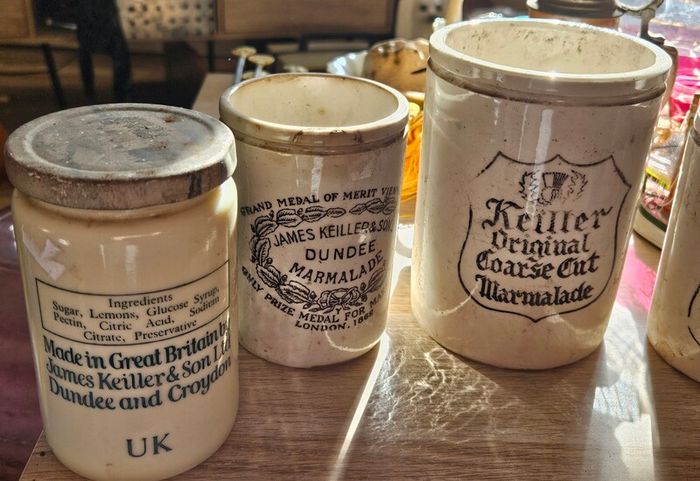 5 Vintage Marmalade Pots