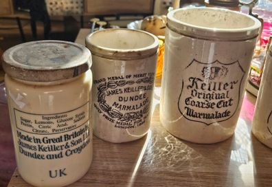 5 Vintage Marmalade Pots