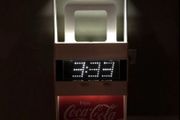 Coca Cola Everbrite Clock Rare New Year 1977