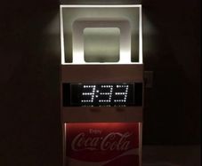 Coca Cola Everbrite Clock Rare New Year 1977