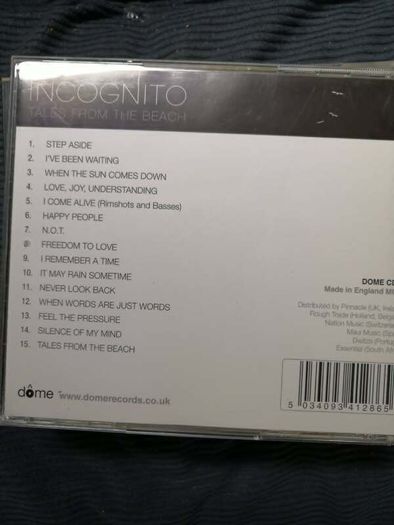 Incognito - Tales From The Beach CD