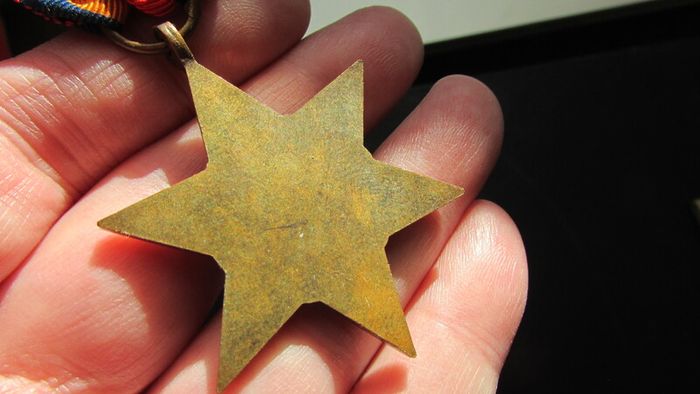 Original Burma Star 1941-45.Full size bronze.WW2.