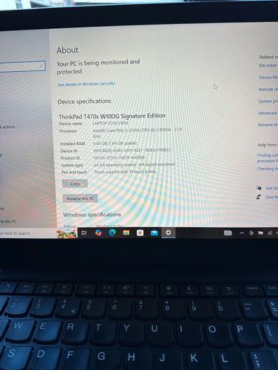 Lenovo ThinkPad T470s