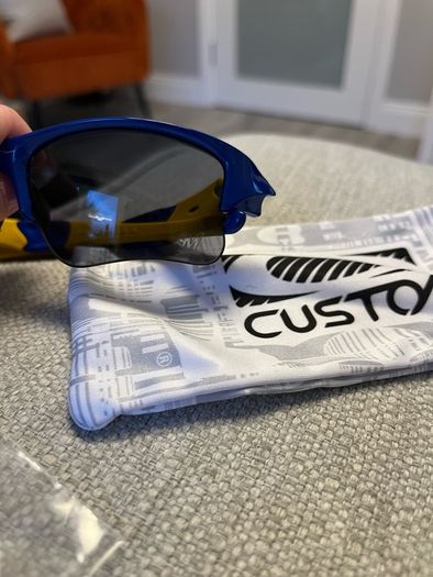 Oakley Flak Jacket XLJ Sunglasses - Blue/Yellow