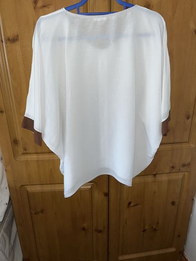 Naya linen mix batwing blouse