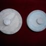 Vintage Hand Carved White Marble Poppery Jar's Image 2
