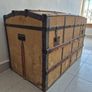 Antique Spanish Travel Trunk Image 2