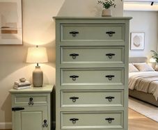 Chest of Drawers and Bedside Locker