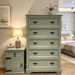 Chest of Drawers and Bedside Locker