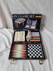 Vintage memo 6 in one travel game all brand new