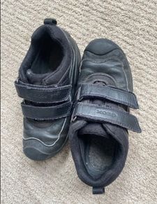 Geox school shoes black leather size 12 or European 31