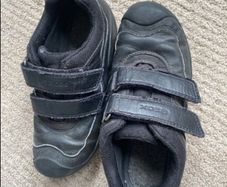 Geox school shoes black leather size 12 or European 31
