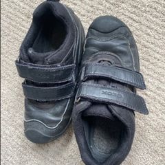 Geox school shoes black leather size 12 or European 31