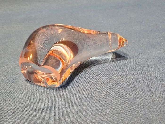 Vintage Wedgwood Crystal Glass Polar Bear Paperweight ,Ornament,