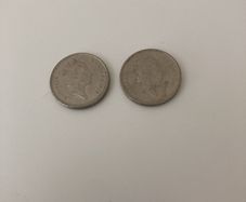 English 5 pence 1995,1996