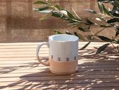 Taszuri Creations Bossea Porcelain Mug - Argile Rose